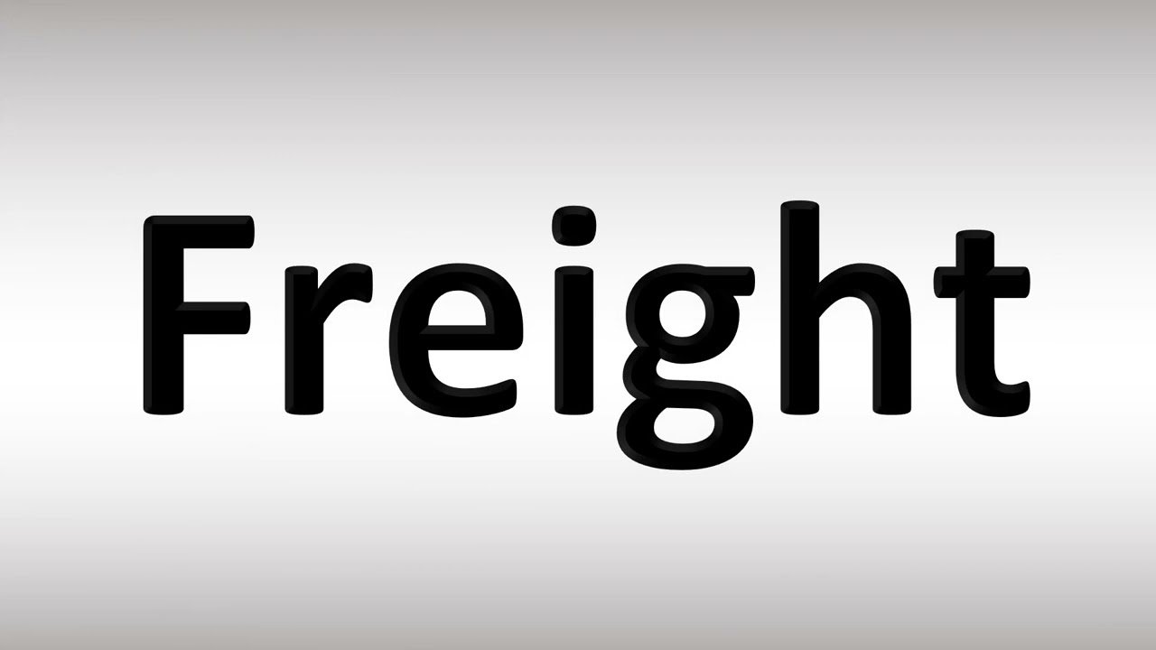 Руководство по произношению слова Freight