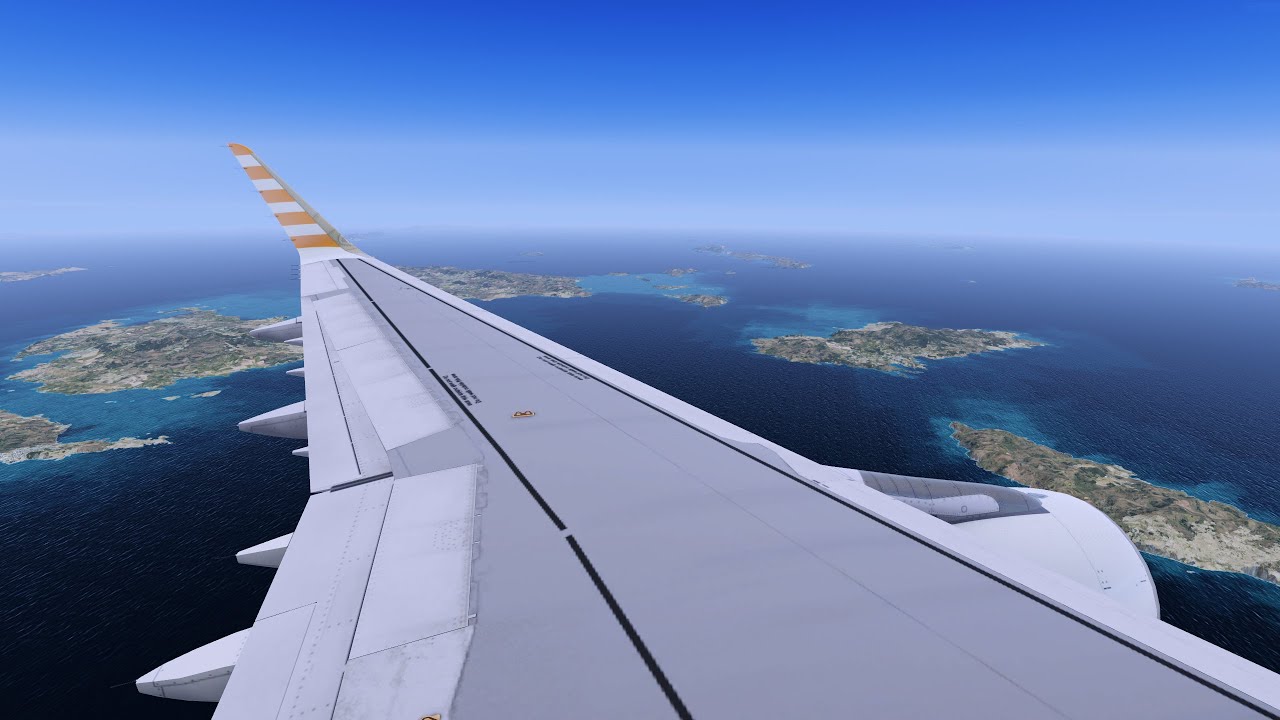 [P3Dv5.4] CONDOR A321 flight from Nuremberg, Germany to Heraklion, Greece