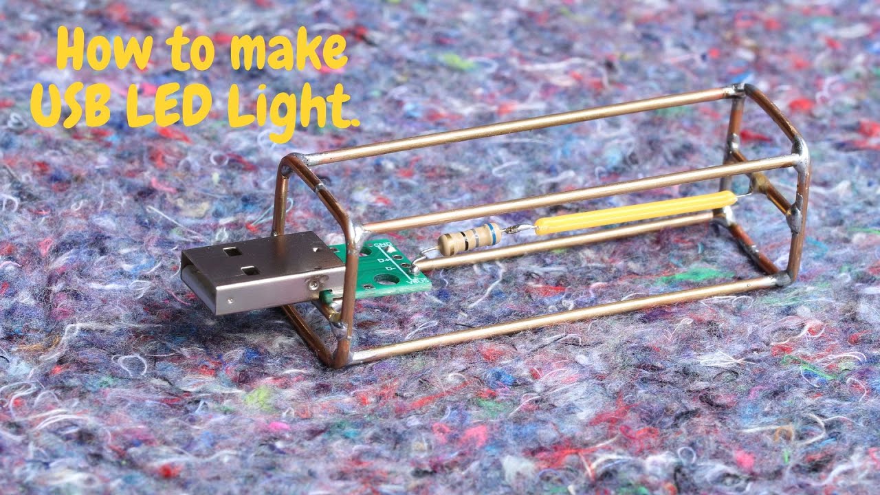 How to make USB LED Light.
