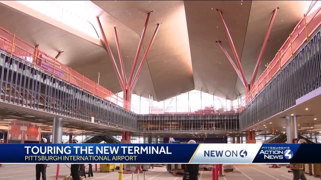New Pittsburgh airport terminal 90% complete: Take a look inside