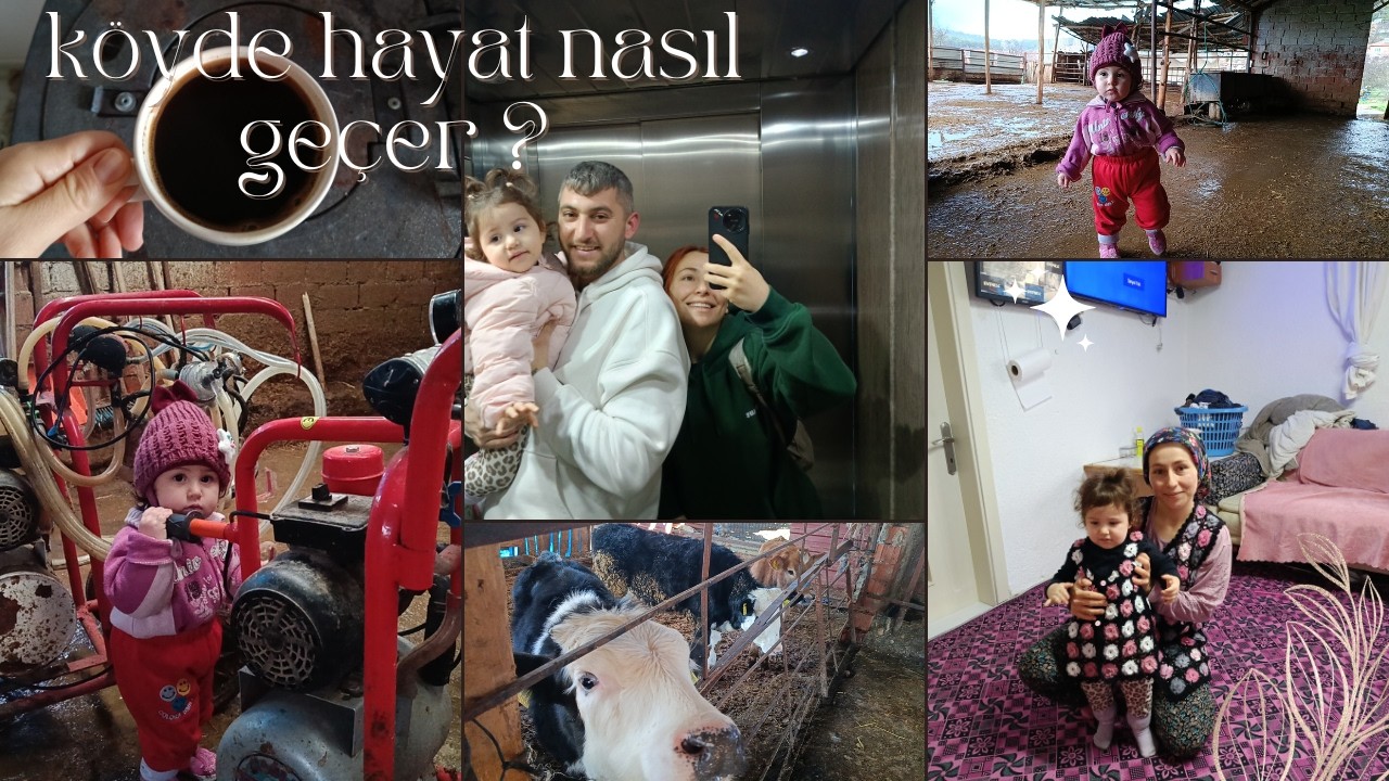 Köy Hayatından Küçük Anlar -{Sobanın Başında, Hayvanların Yanında}