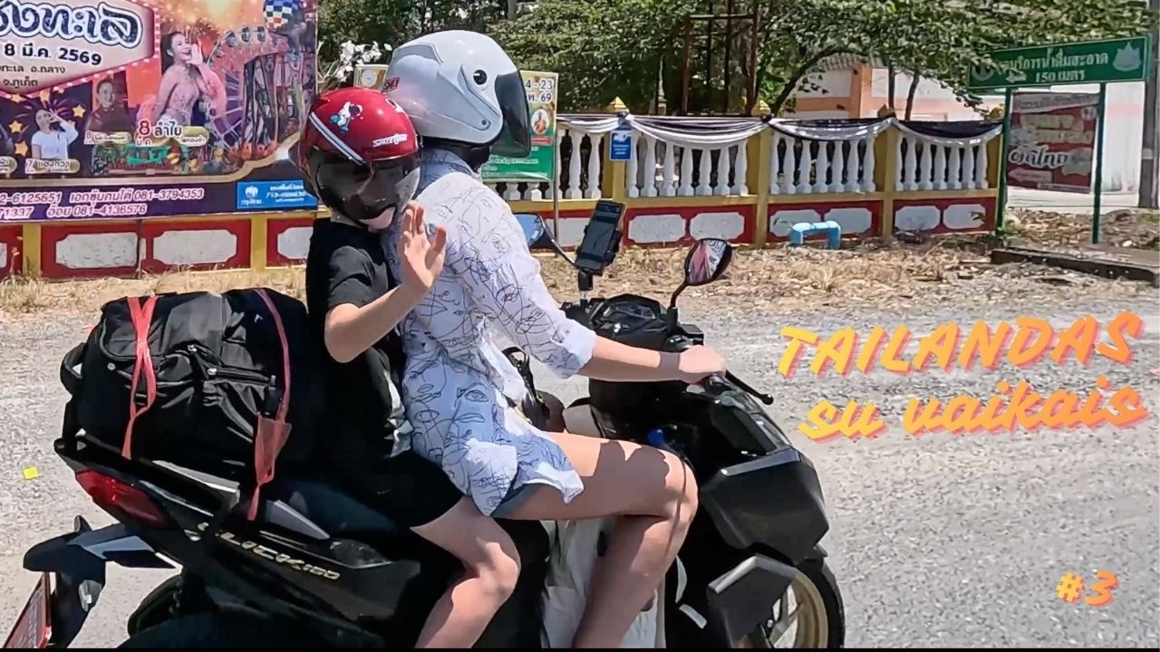 Keturiese motoroleriais per Tailandą 🇹🇭🛵 | Tropical Oasis  Aoyon Beach  house | Cape Panwa