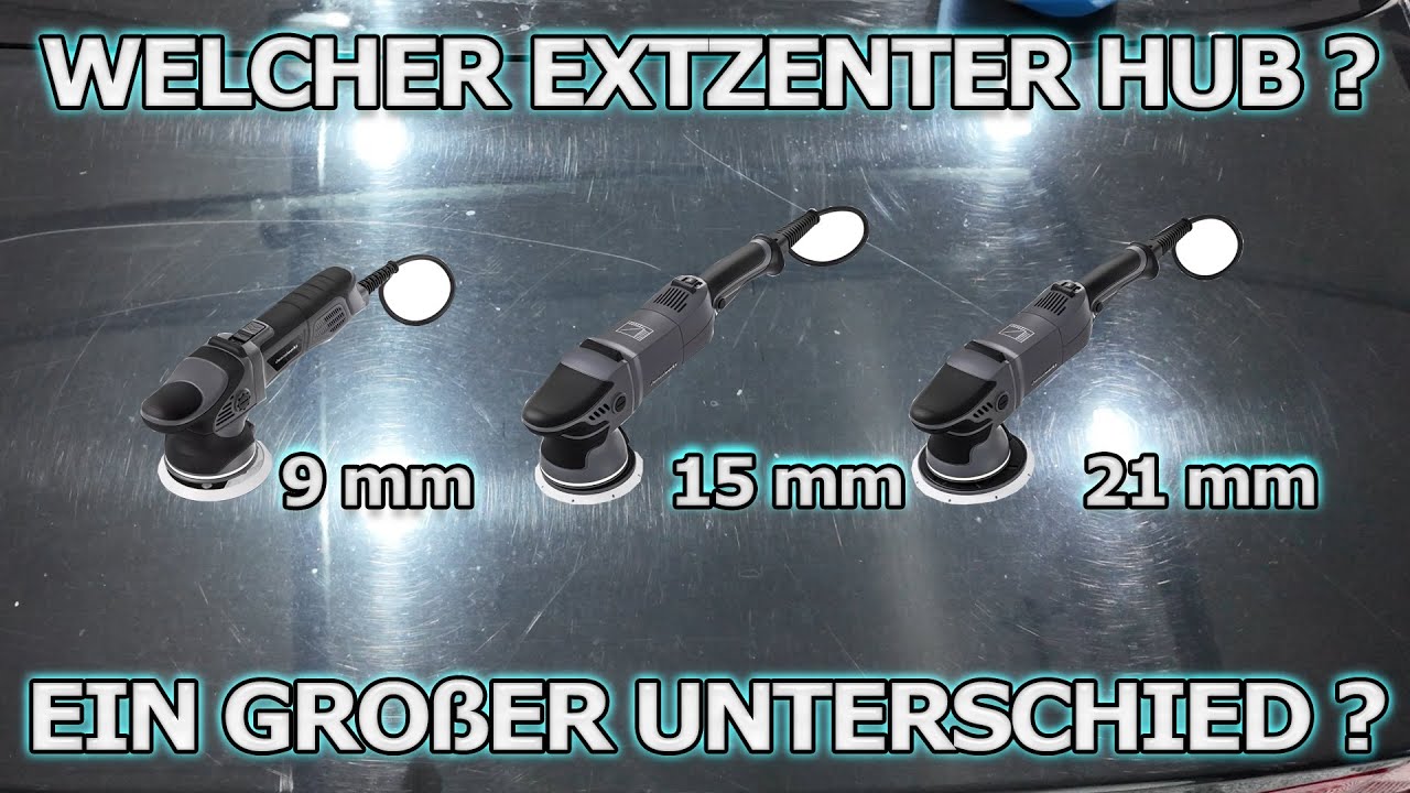 Auf den Hub kommt es an? Wie unterscheiden sich die Hubzahlen bei Exzenterpoliermaschinen im CUT?