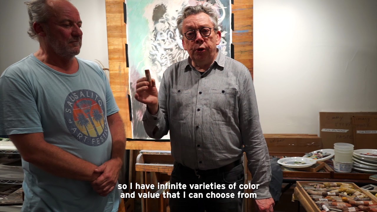 Jimmy Wright (PSA President) in his studio