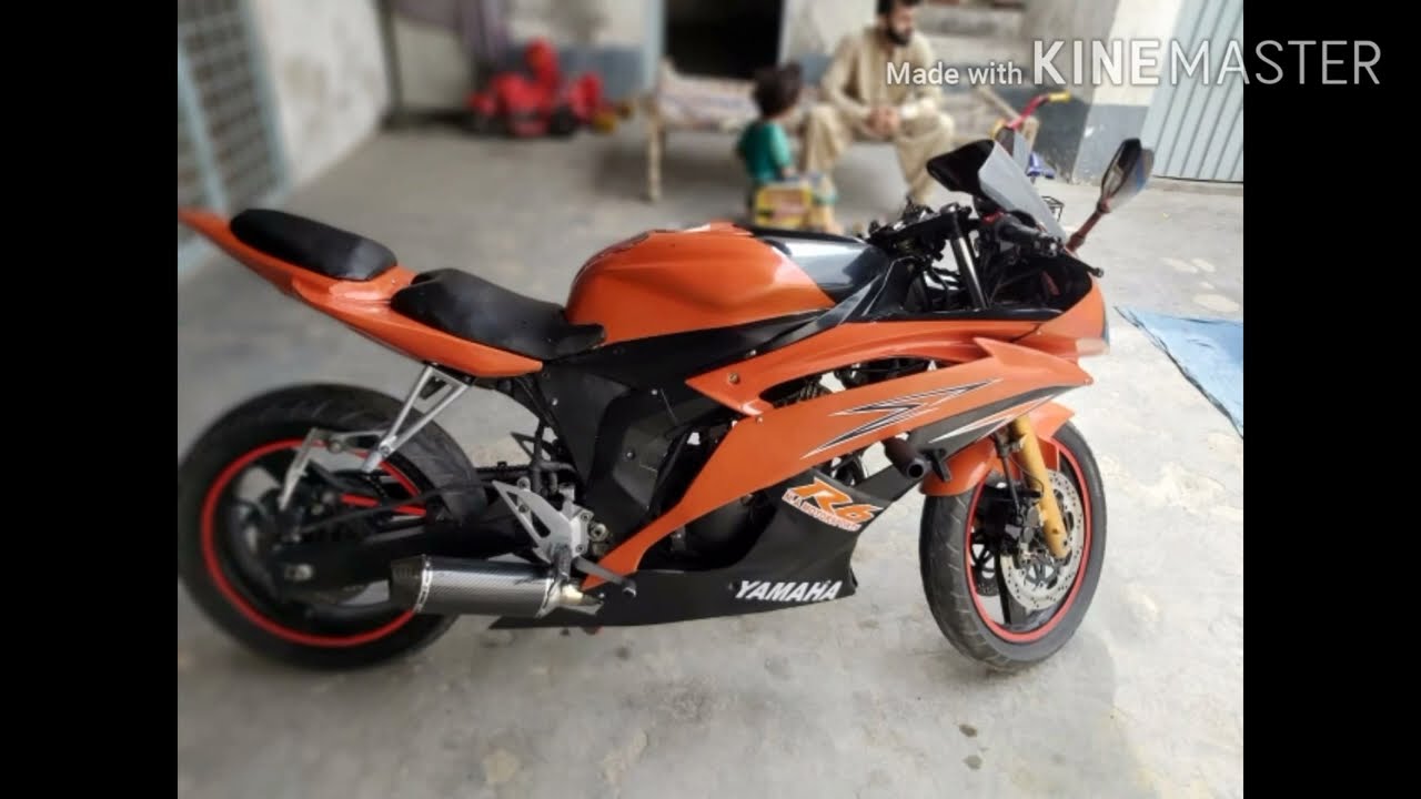 Suzuki gs 150cc convert to Yamaha R6 part 2