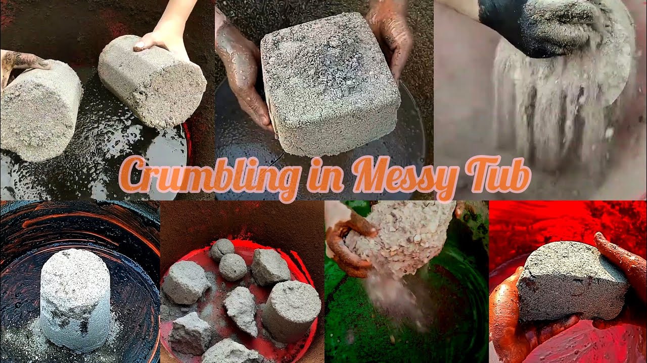 💣Bombastic Nonstop 🔥 Dusty Messy Tub Dry Crumbling • Pouring • Satysfying ASMR EDIT 