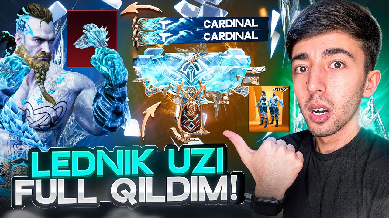 🥶1,400 UC LEDNIK UZI va QO'LQOP FULL QILDIM 😱 MANA BU OMAD!!!