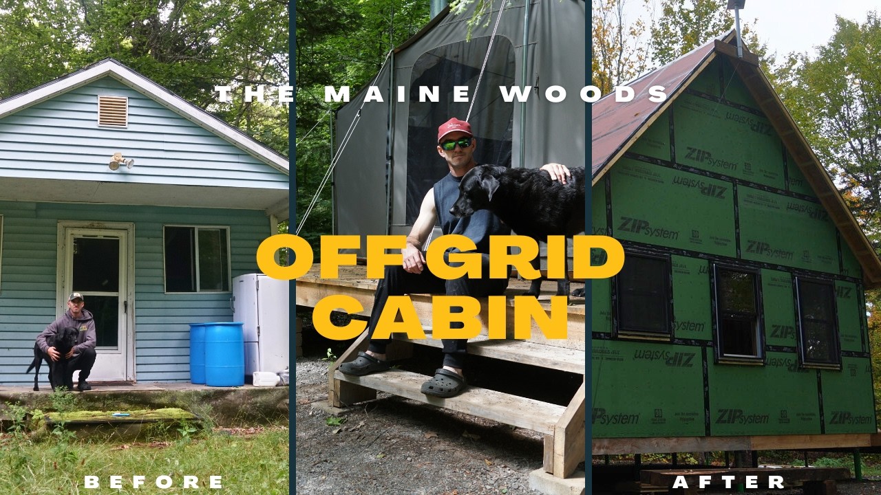 Building an Off Grid Cabin in Northern Maine | Start to Present