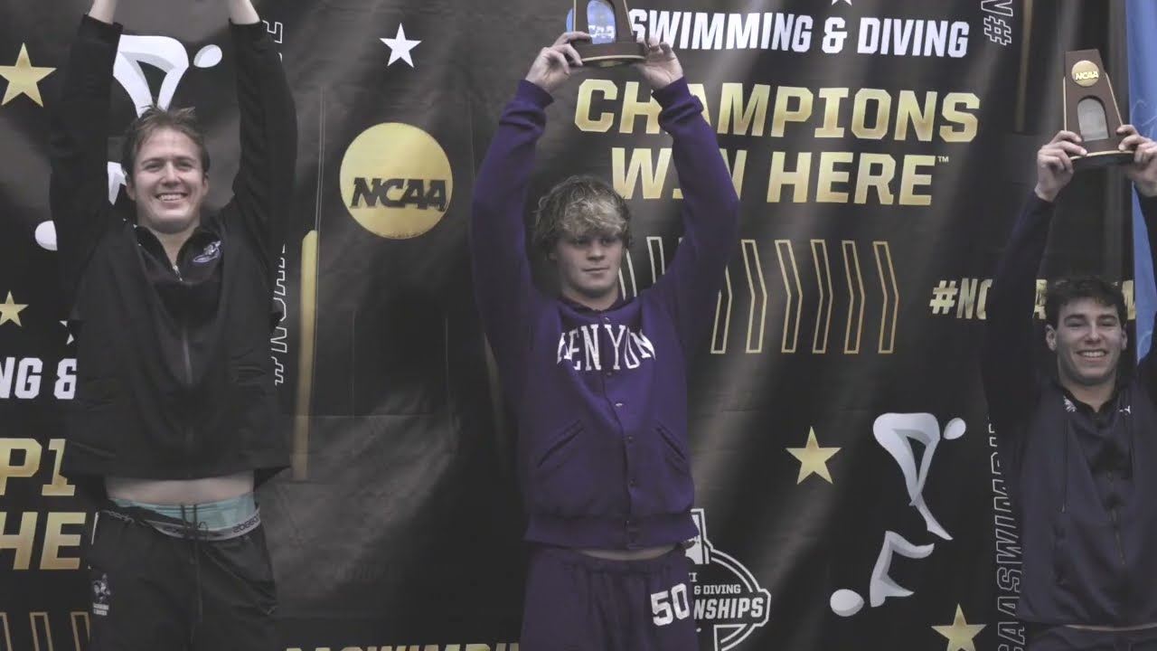 Kenyon Men's Swimming & Diving Highlights at the 2025 NCAA Division III Championships