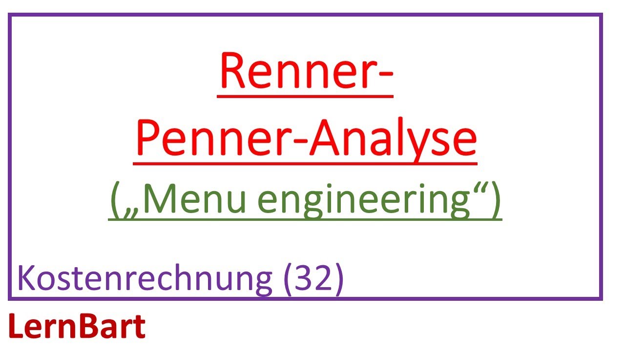 Renner-Penner-Analyse (