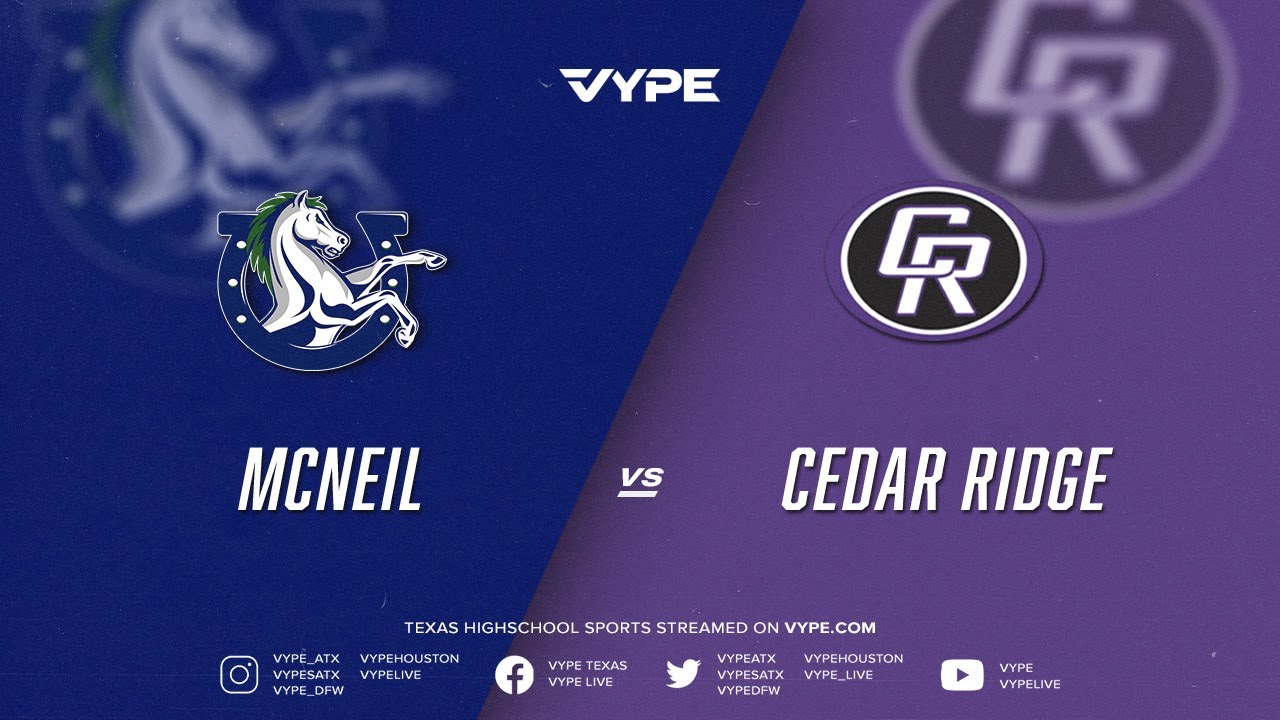 7PM - Boys Basketball: McNeil vs. Cedar Ridge