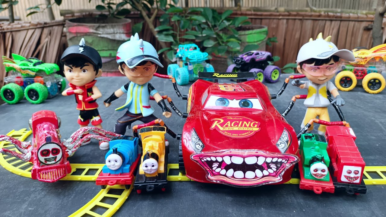 Bermain Kereta Api Hantu Laba-laba, Thomas and the Friends, Mobil, Mobil Laba-laba, Mobil Hantu #16