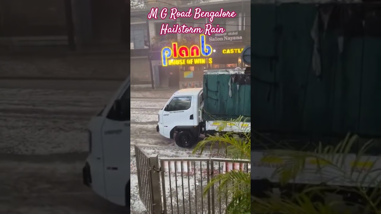 ಆಲಿಕಲ್ಲು ಮಳೆ  | Bengalore Rain  | Bengalore Hailstorm Rain | Rain #bengalorerain #hailstorm