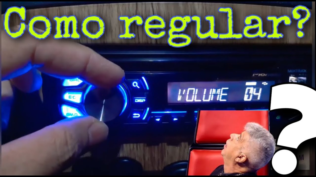 Como regular seu som Pioneer para uso moderado com processador!