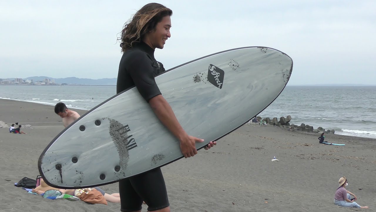 SOFTECH Flash Model 5'7 を限界サイズの湘南超小波でテスト！
