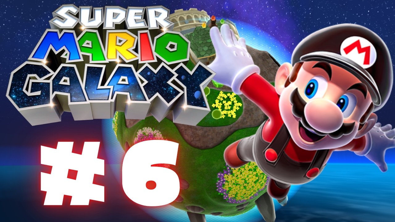 Super Mario Galaxy | Gameplay Walkthrough Part 6 | The Garden!