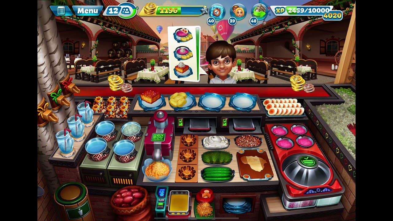 Cooking fever challenge - Vilnius manor - Level 15