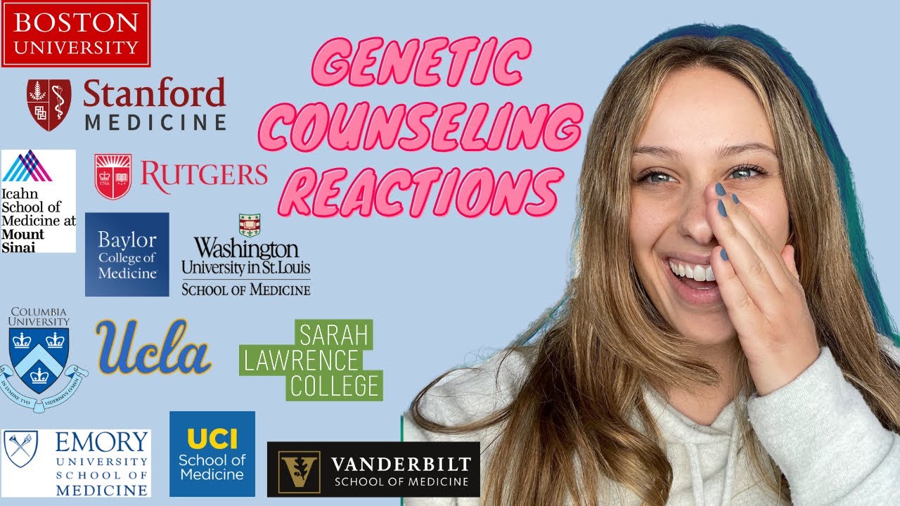 My GENETIC COUNSELING School Application Process & DECISION REACTION