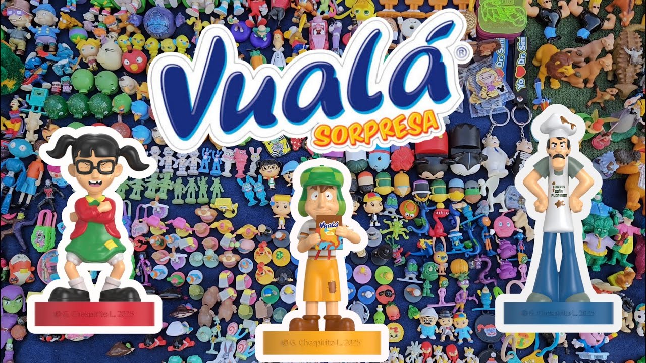 COMPRÉ LAS MEJORES FIGURAS DEL CHAVO DEL 8 DE VUALÁ SORPRESA EN EL ROCKSHOW 