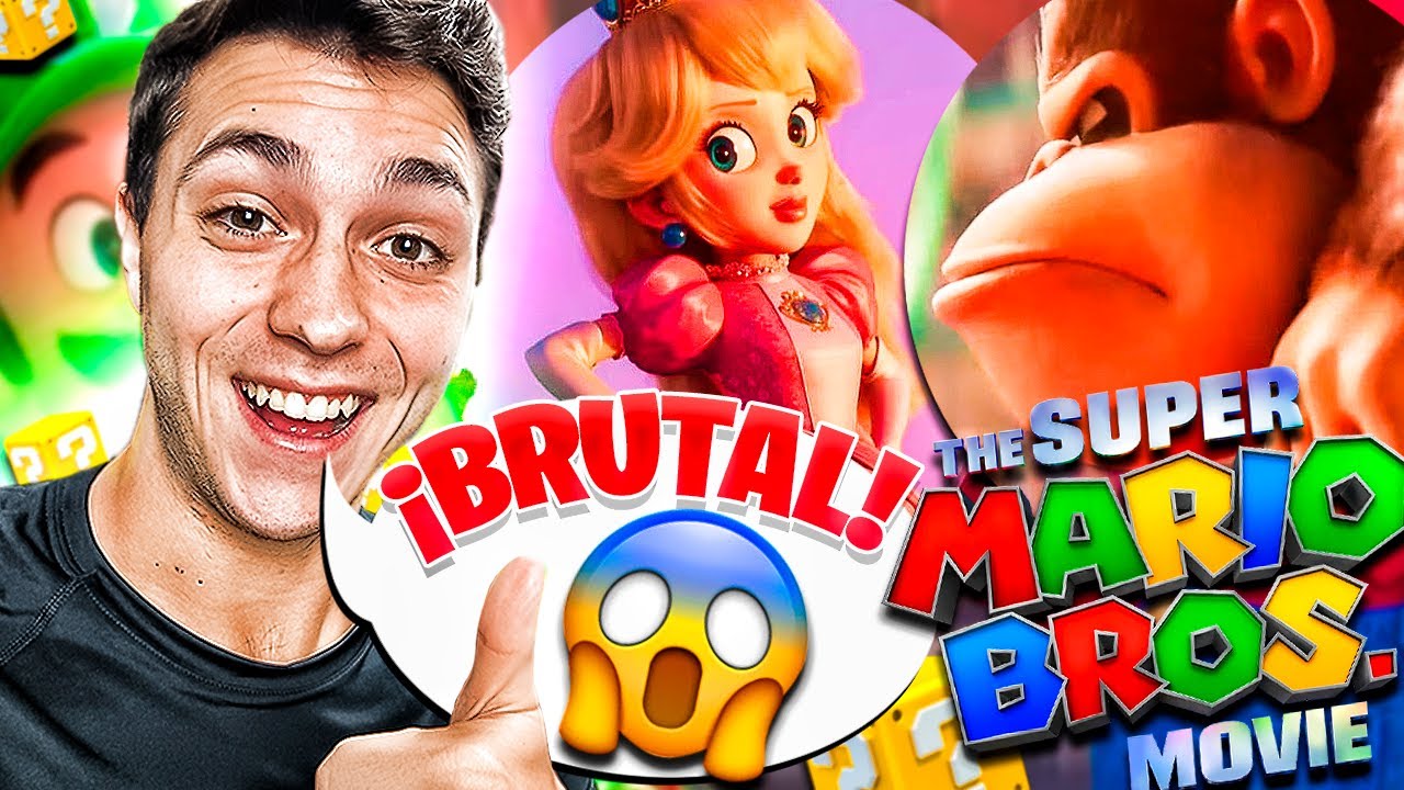 ¡ME HA CONQUISTADO! 😨 SUPER MARIO BROS: LA PELÍCULA - REACCIÓN TRÁILER 2