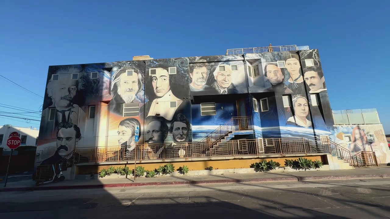 4K✨Sunny Losangeles ✨Santa Monica to Venice Beach Walk✨California✨@EarthinMotion-World 