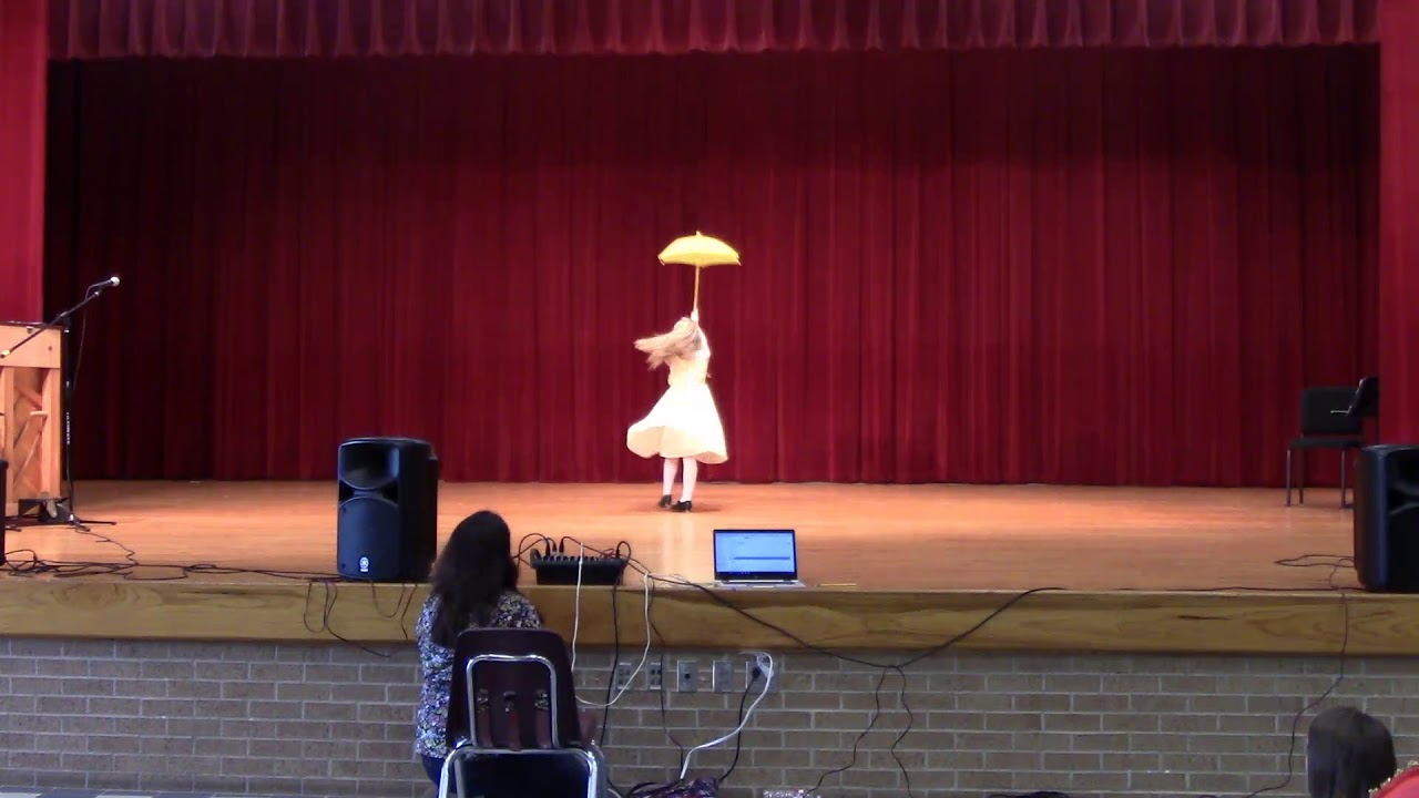 Arwen 6th Grade Talent Show Singning in the Rain