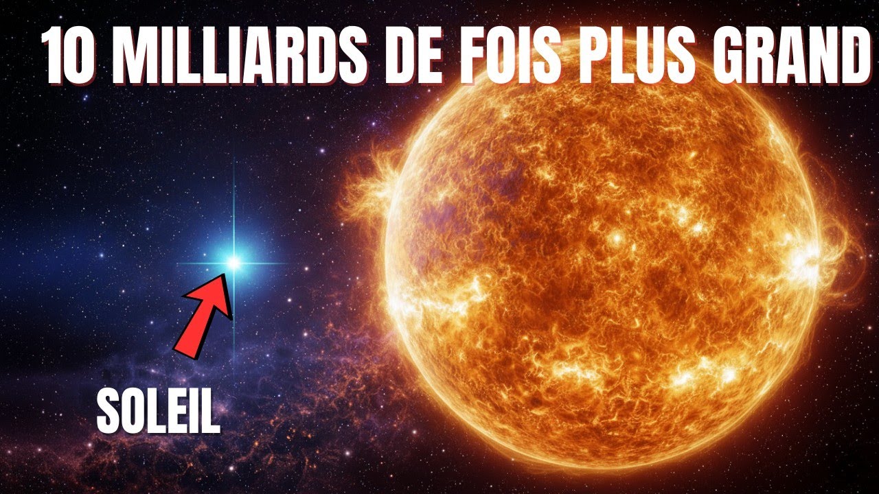 La PLUS GRANDE ÉTOILE de l’UNIVERS : Quelle TAILLE réelle a-t-elle ?