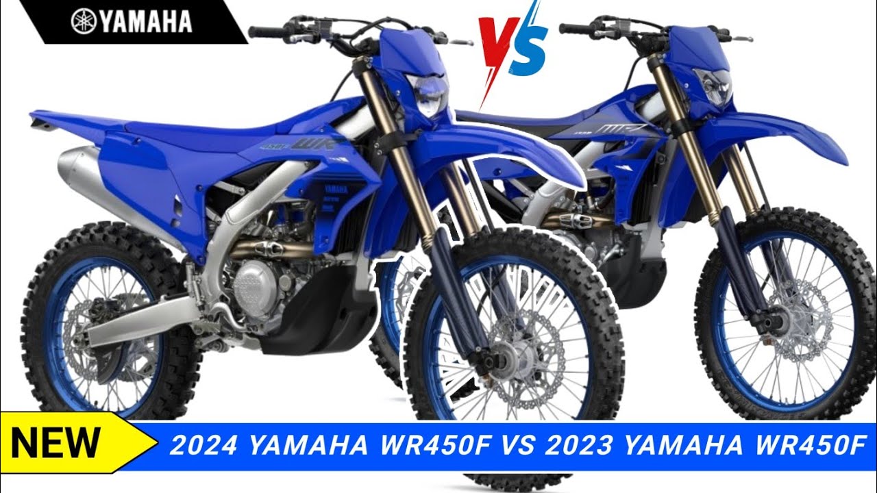 2024 Yamaha WR450F VS 2023 Yamaha WR450F