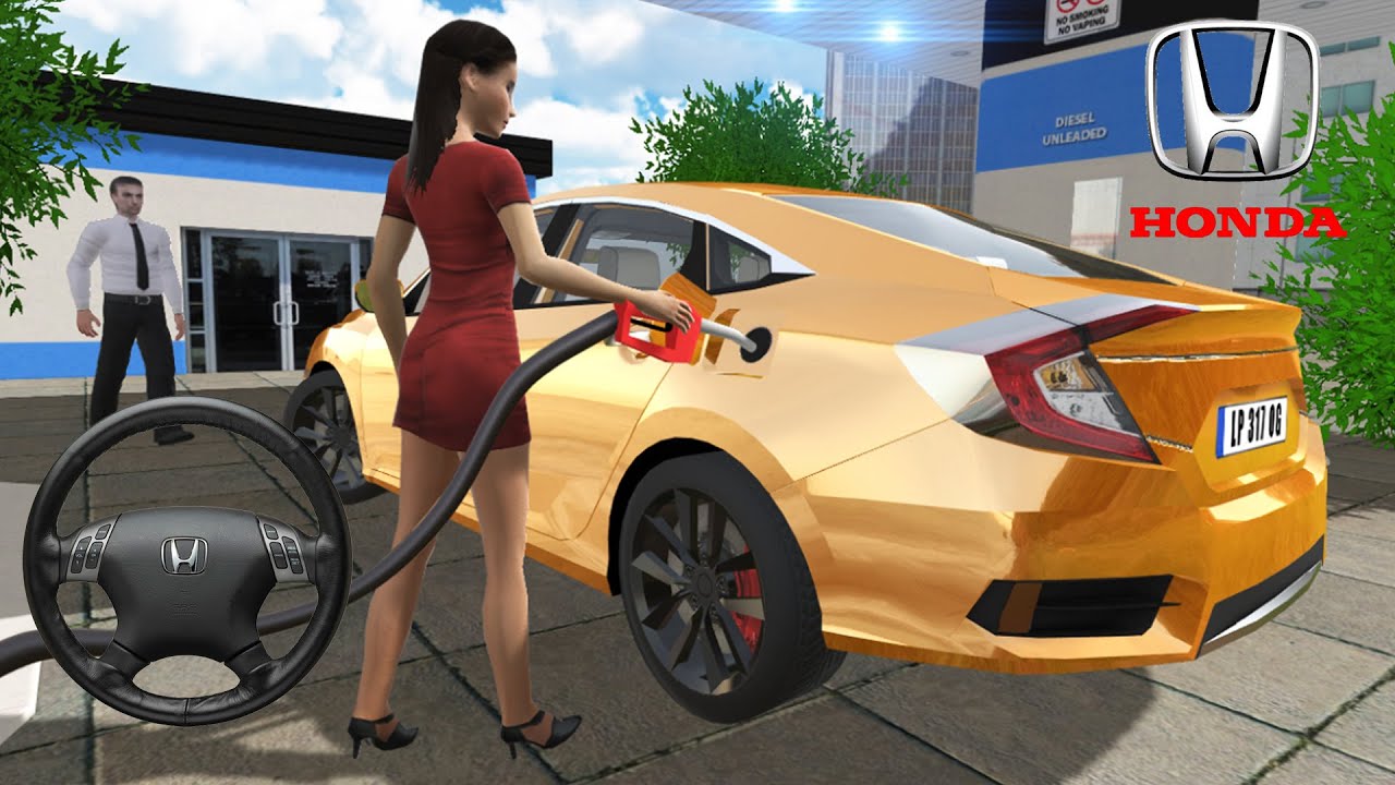 Car Simulator Civic: City Driving Android Gameplay