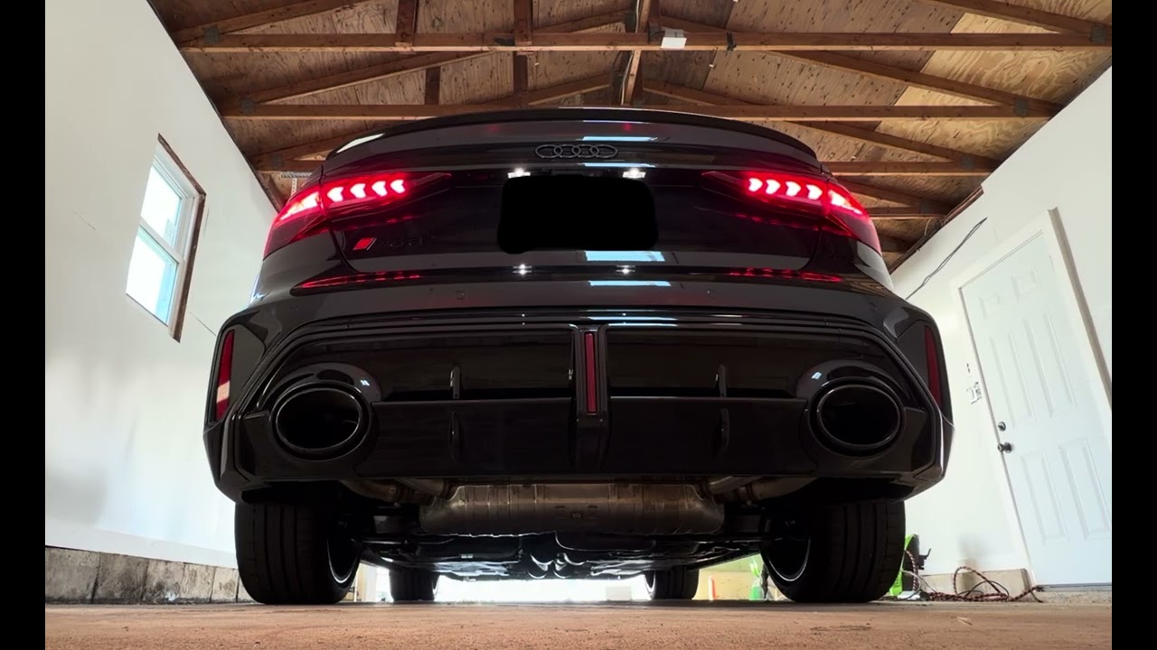 2026 Audi RS3 sport back exhaust cold start.  #rs3 #audirs3 #audirs3 #automobile #audirs3sedan #s3 