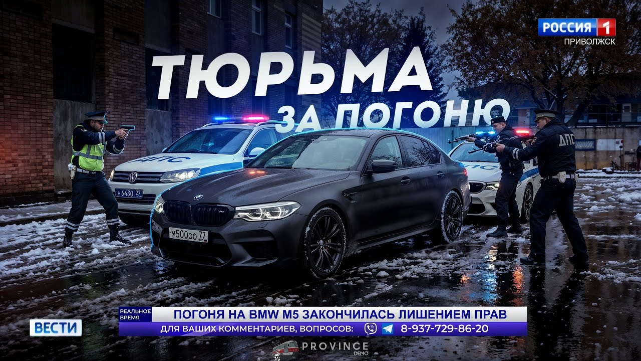 МЕНЯ ЛИШИЛИ ПРАВ... СЕЛ В ТЮРЬМУ НА BMW M5! (MTA Province)