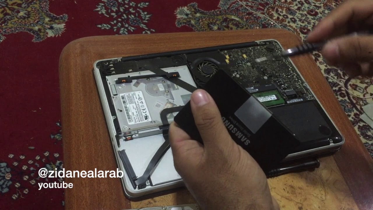 شرح تغير الهاردسك الداخلي للماك