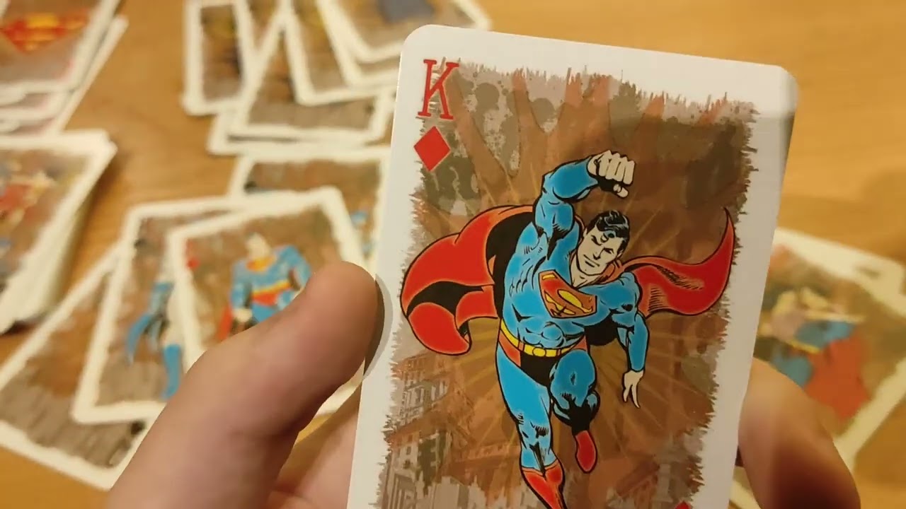 waddingtons DC playing cards