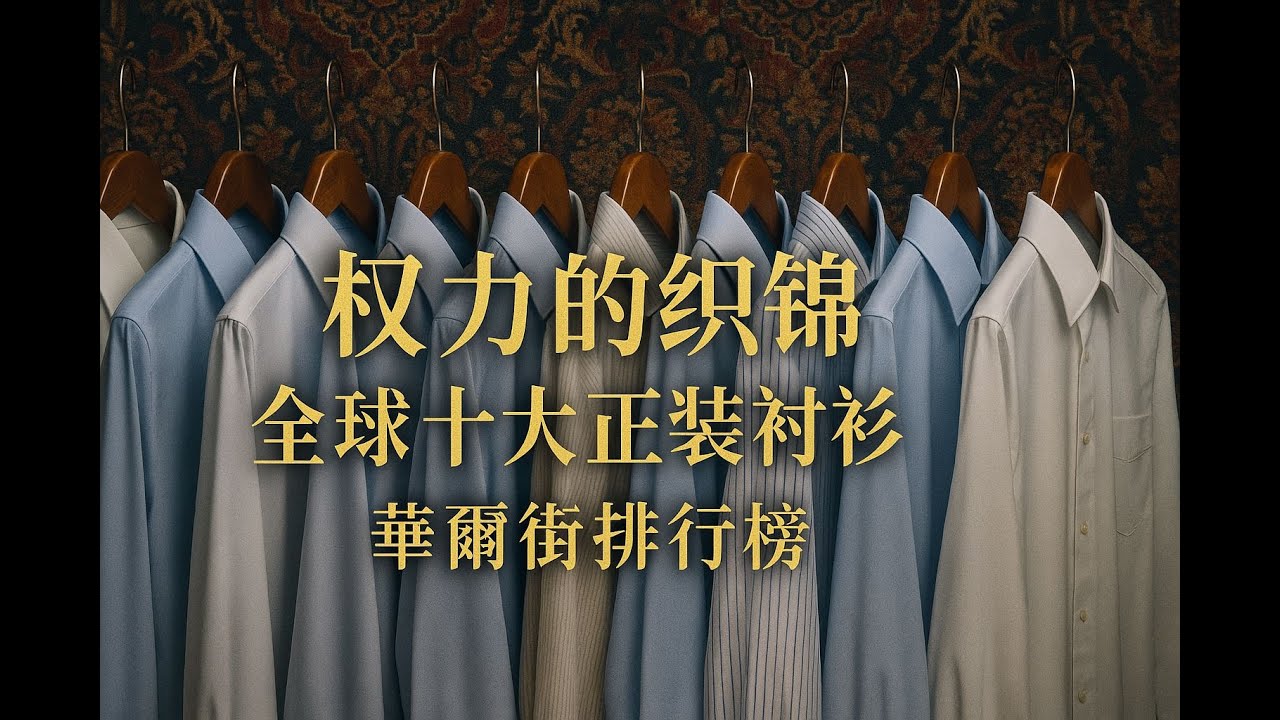 权力的织锦：全球十大正装衬衫｜華爾街排行榜