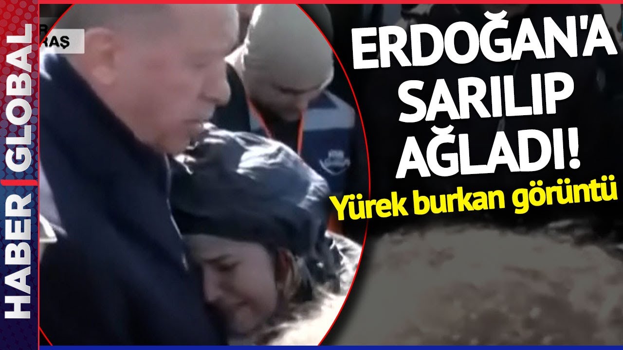 Erdoğan'a Sarılıp Ağladı! Kahramanmaraş'ta Yürek Burkan Görüntü