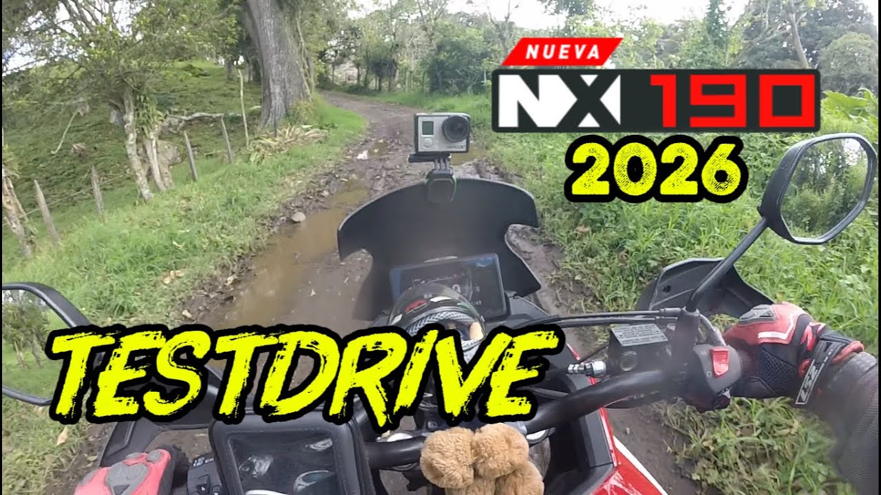NX190 2026 TEST DRIVE🏍️ UNA LOCURA de MOTO / PRUEBA a FUEGO ABS - CONTROL de TRACCION / COSTA RICA