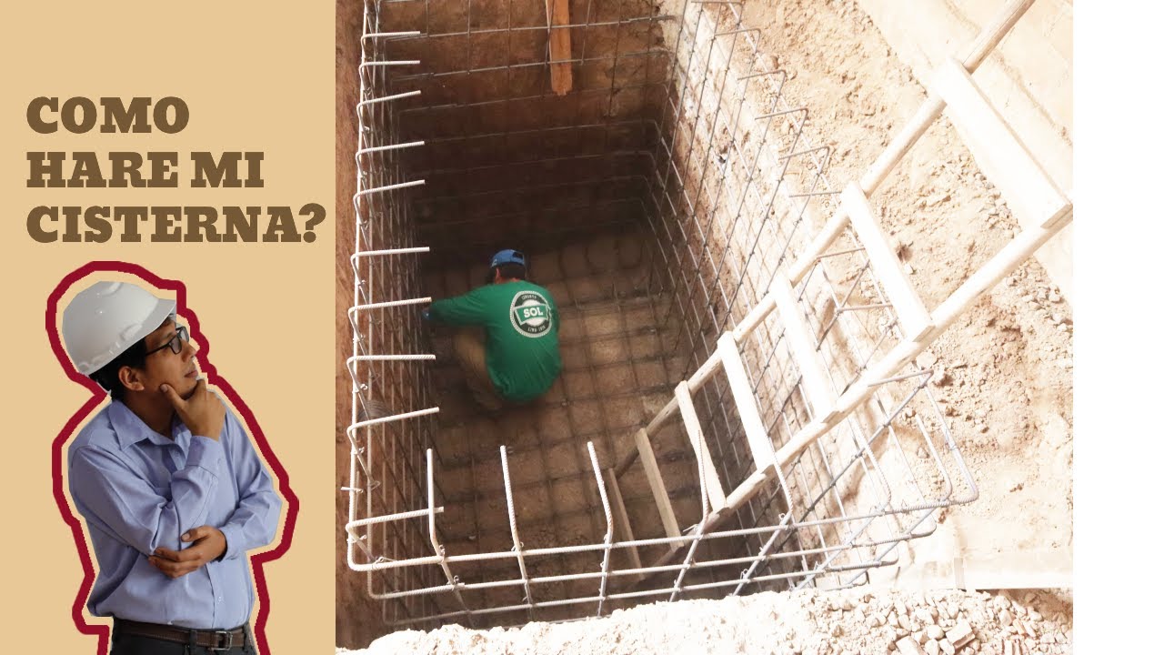 Como hacer una CISTERNA de concreto