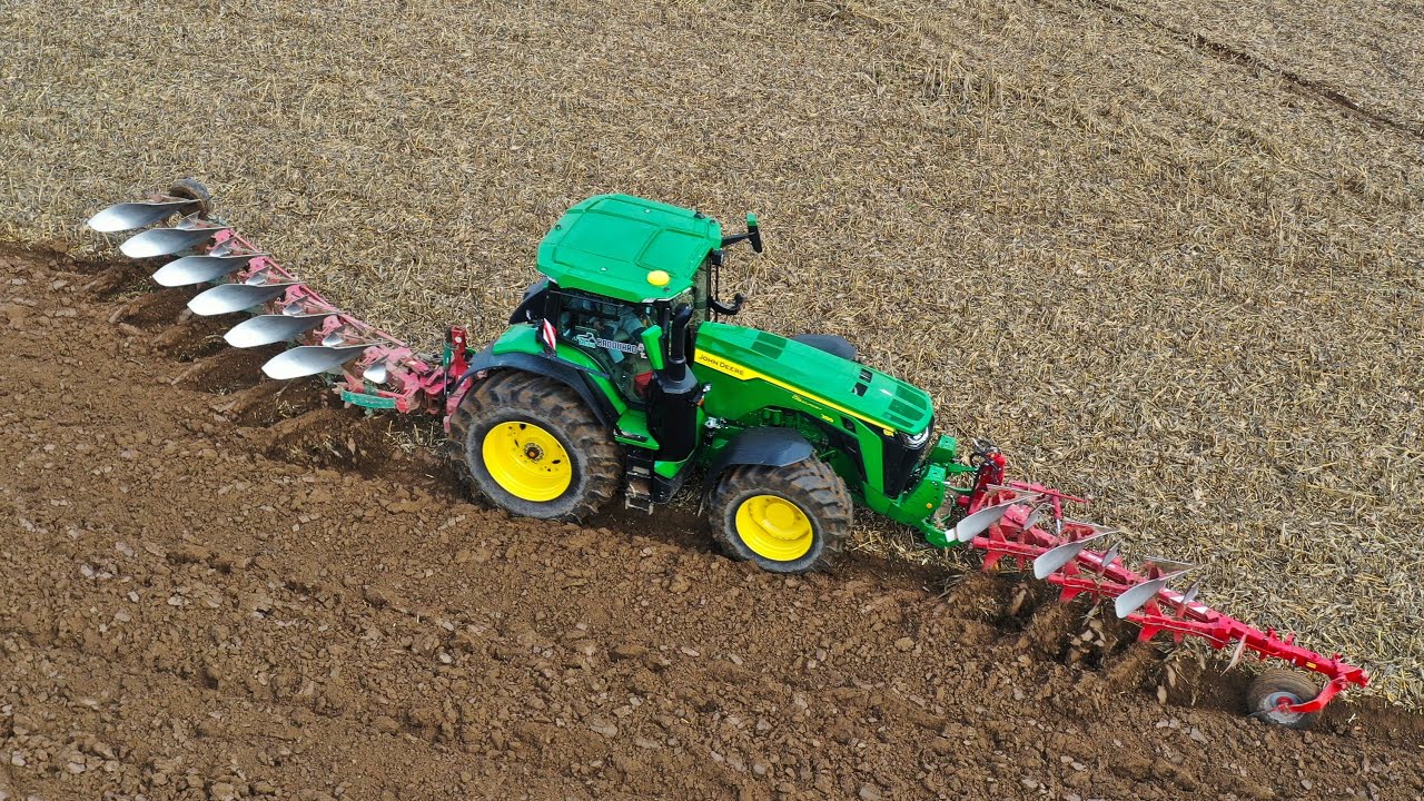 🦌JOHN DEERE 8R 280 AU LABOUR 2020 😍💨