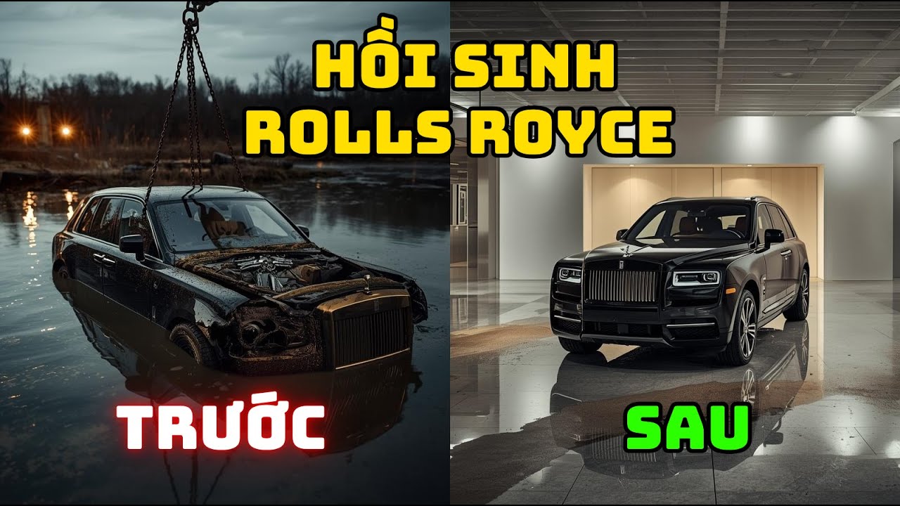 Mua Rolls-Royce Ngập Nước 5 Tỷ Liệu Có Đáng? | Phục Chế Siêu Xe