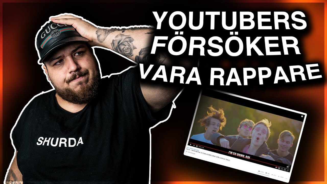 YOUTUBER'S FÖRSÖKER VARA RAPPARE?! **EL CHILII, BULLER, GRAY & GLOBBY**