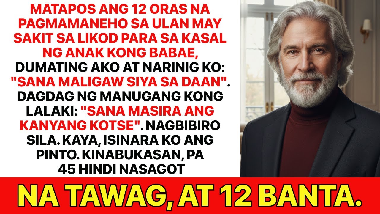 Matapos Magmaneho ng 12 Oras sa Ulan para sa Kasal ng Anak Ko, Pagdating Ko’y Narinig Ko Ito…