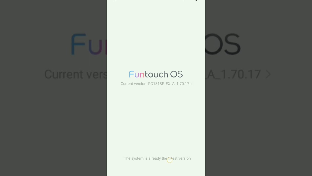 How to system update mobile ll  Vivo y18 update ll short ll#