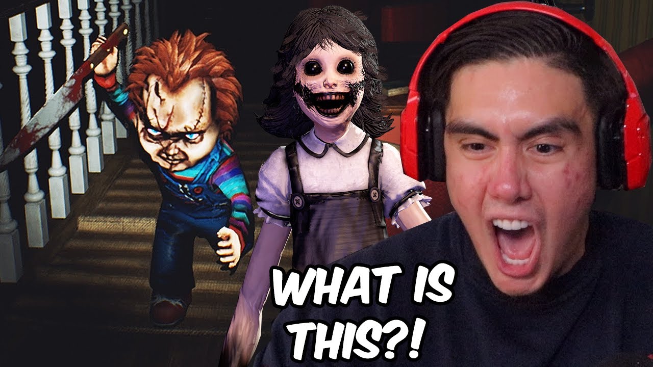 3 SCARY GAMES WHERE CHUCKY'S BACK FOR CHEEKS, A CREEPY COWORKER & DARK DECEPTION PIZZA GAME?!