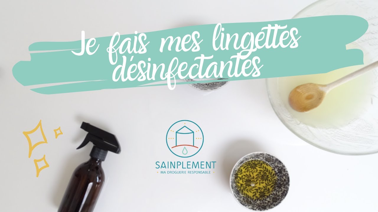 ✨DIY LINGETTES DESINFECTANTES ✨