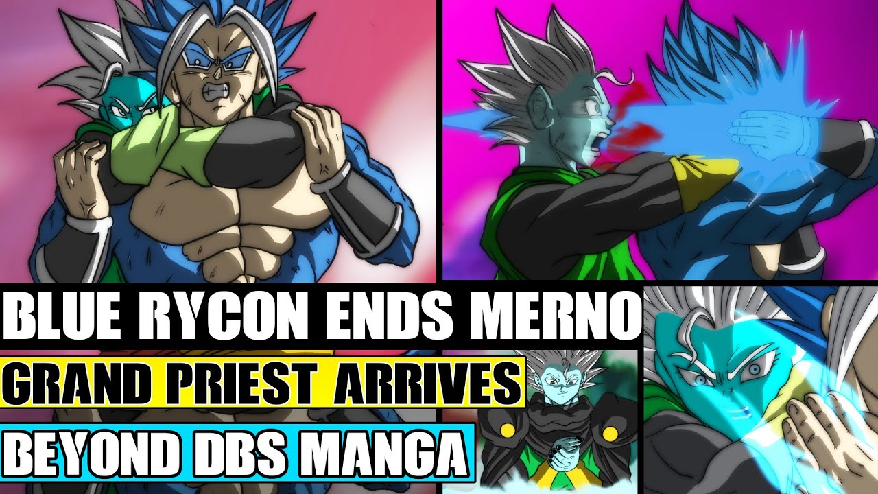 Beyond Dragon Ball Super: Rycon Ends Merno! The Grand Priest Arrives To Help Save Rycon