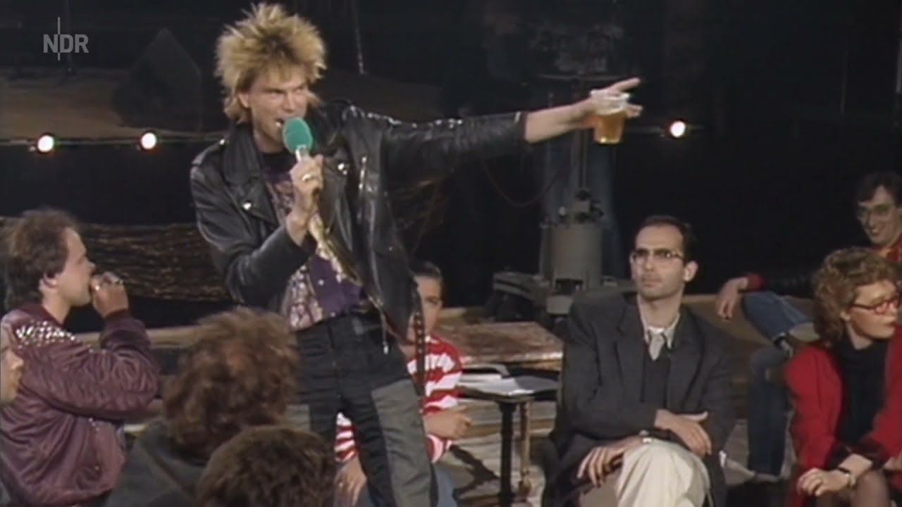 Campino in Talkshow Berlin 1989