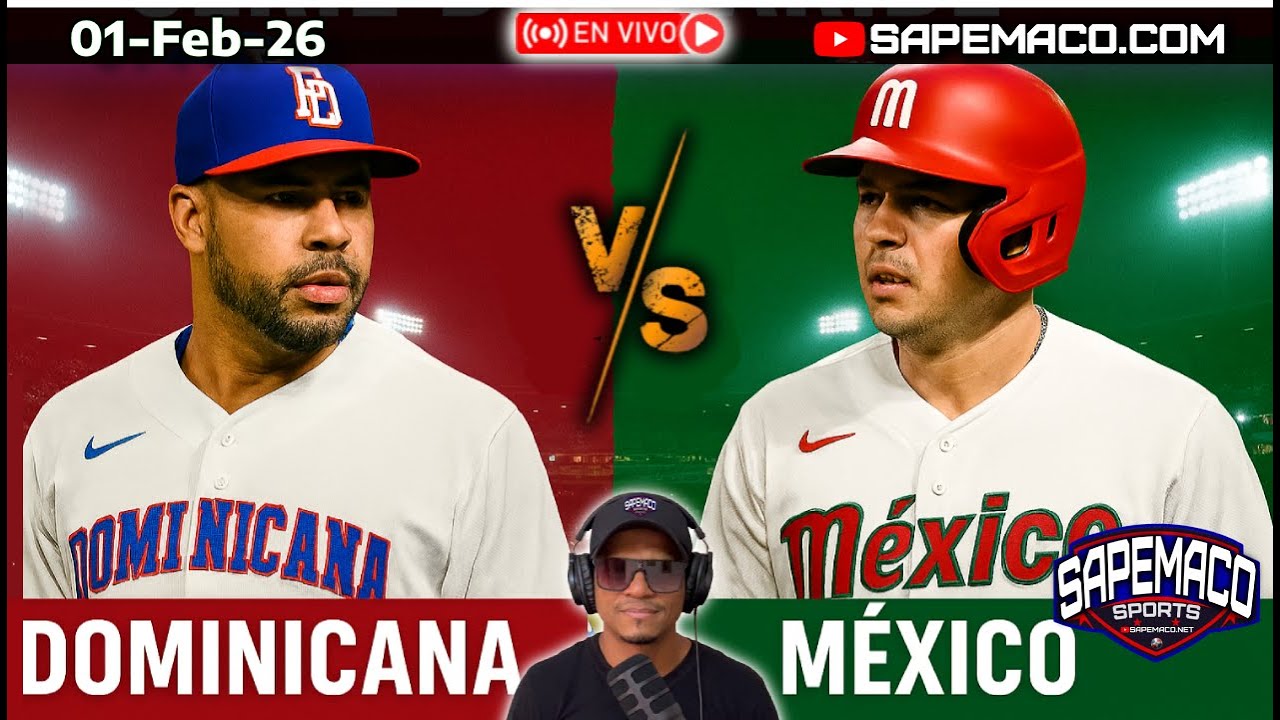 DOMINICANA vs MEXICO, Narrando Serie del Caribe En Vivo (1-Feb-26)