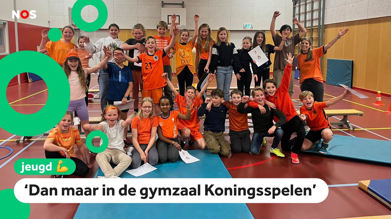 Vervroegde Koningsspelen gaan op veel scholen niet door vanwege regen