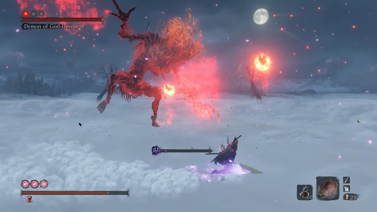 SEKIRO LMTSR - Demon of God Devourer & Ashina Seigen, the Deity of Calamity (Final boss)