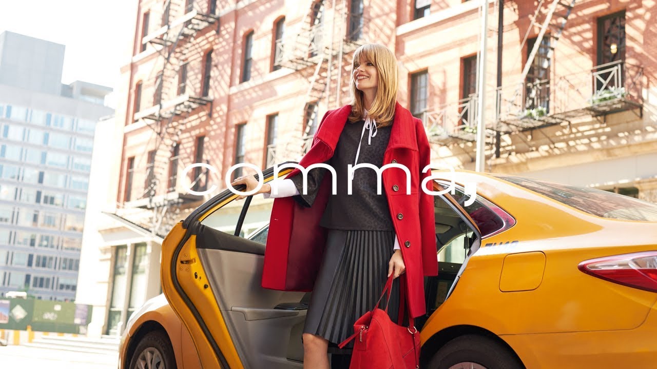 comma Fall/Winter Campaign 2017/18 featuring Julia Stegner in New York